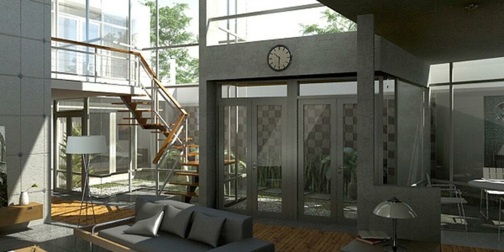 View of 10 Best Ways to Decorate High-Ceiling Interiors - Archeworks