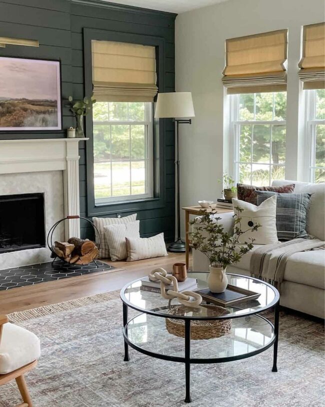 Transparent Circles Meet Neutral Comfort