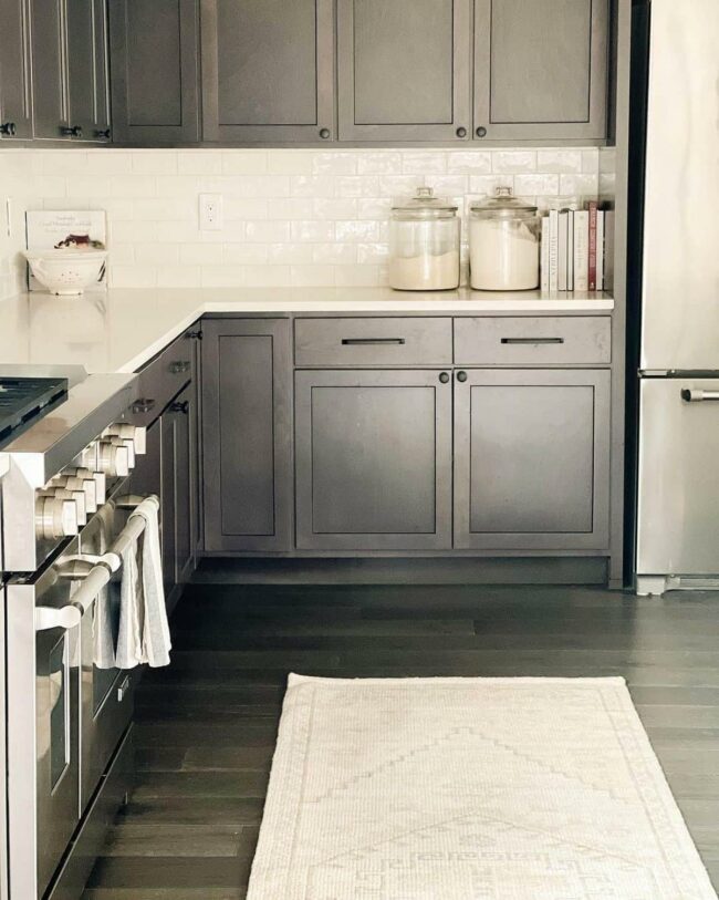 Gray White Sanctuary Kitchen Design