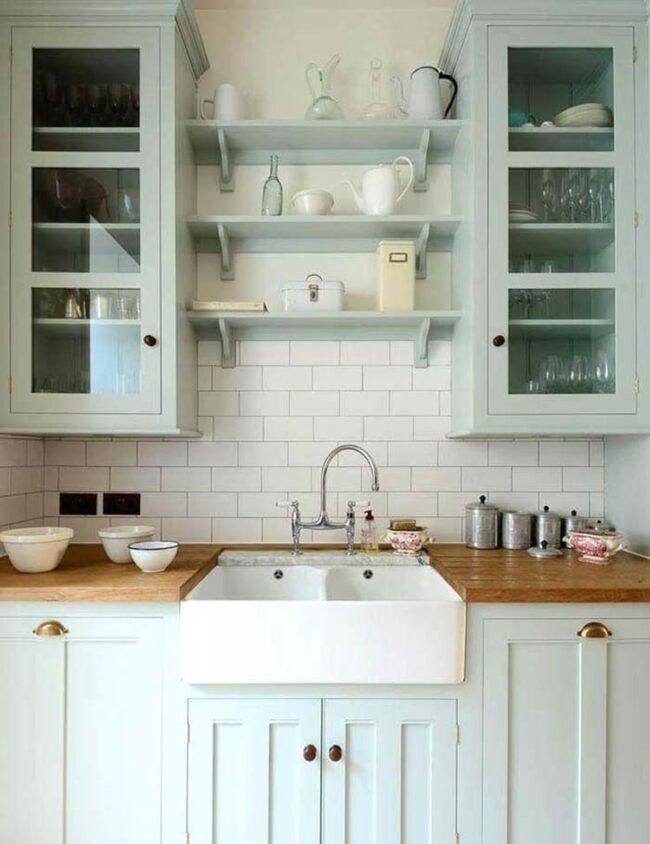 Soft Nordic Wood Cottage Kitchen