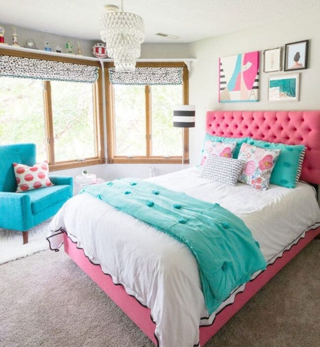 Neon Splash Teen Bedroom Vibe