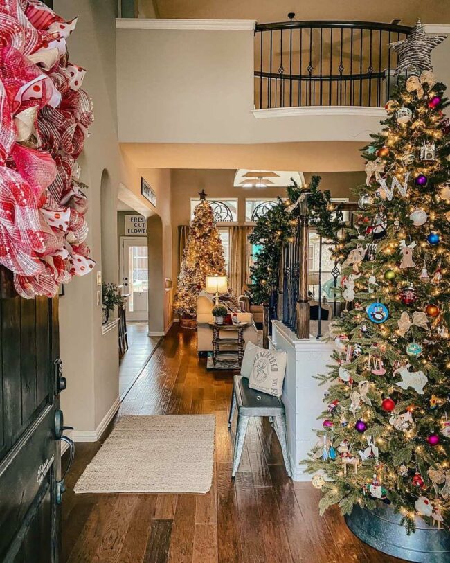 Black Wood Christmas Portal