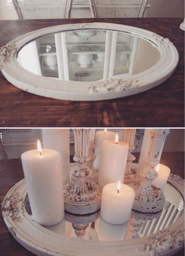 Antique Mirror Candlelight Ensemble