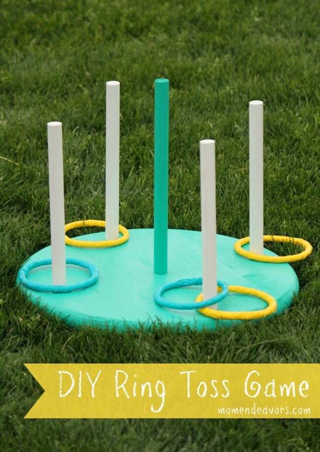 Sunny Wooden Ring Toss Adventure