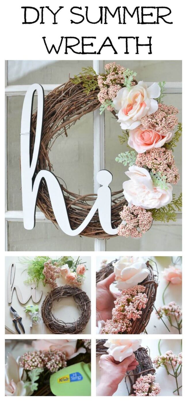Rosy Summer Woodland Welcome