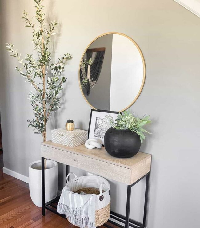 Olive Green Wooden Console Sanctuary