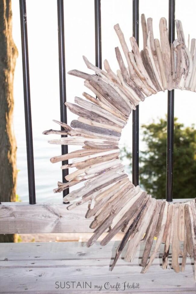 Weathered Driftwood Coastal Wreath