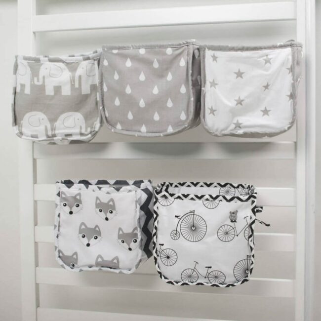 Patterned Hanging Nursery Storage