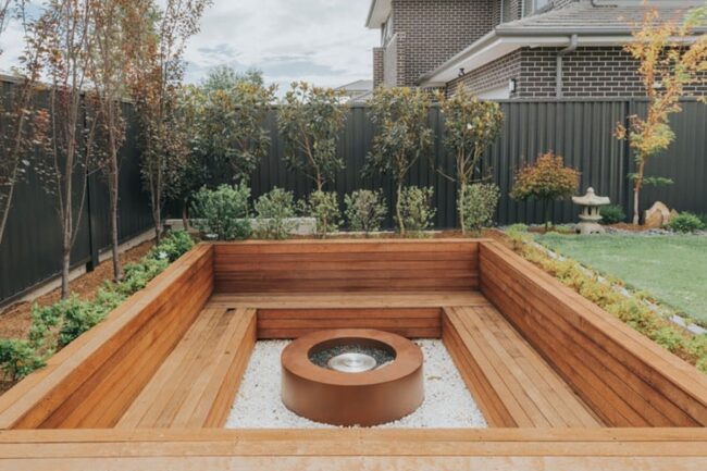 Modern Fire Pit Social Sanctuary