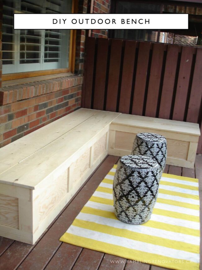 Compact Wooden Corner Bench Sanctuary