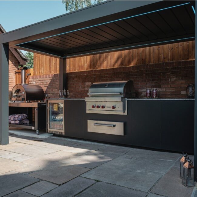 Steel Grey Outdoor Kitchen Precision