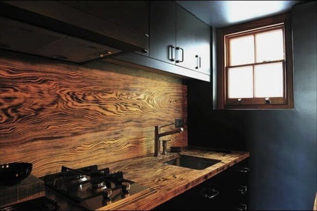 Rustic Wood Kitchen Charm