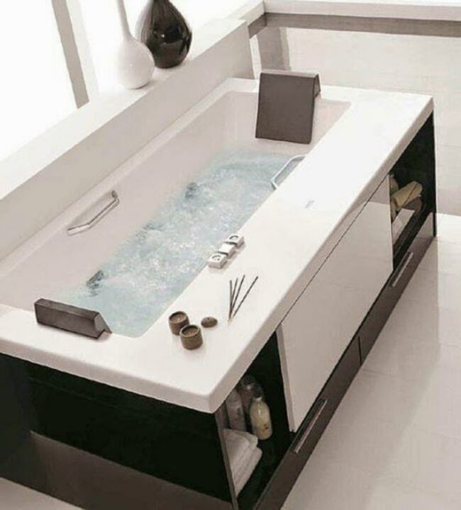 Smart Space Tub Storage Solution