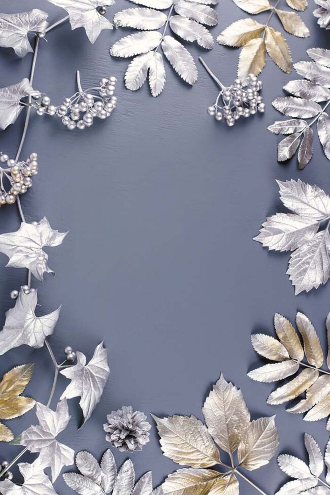 Metallic Leaf Garlands Golden Whispers