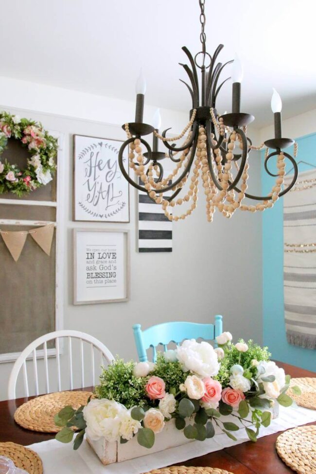 Vivid Blooms Burst Dining Centerpiece