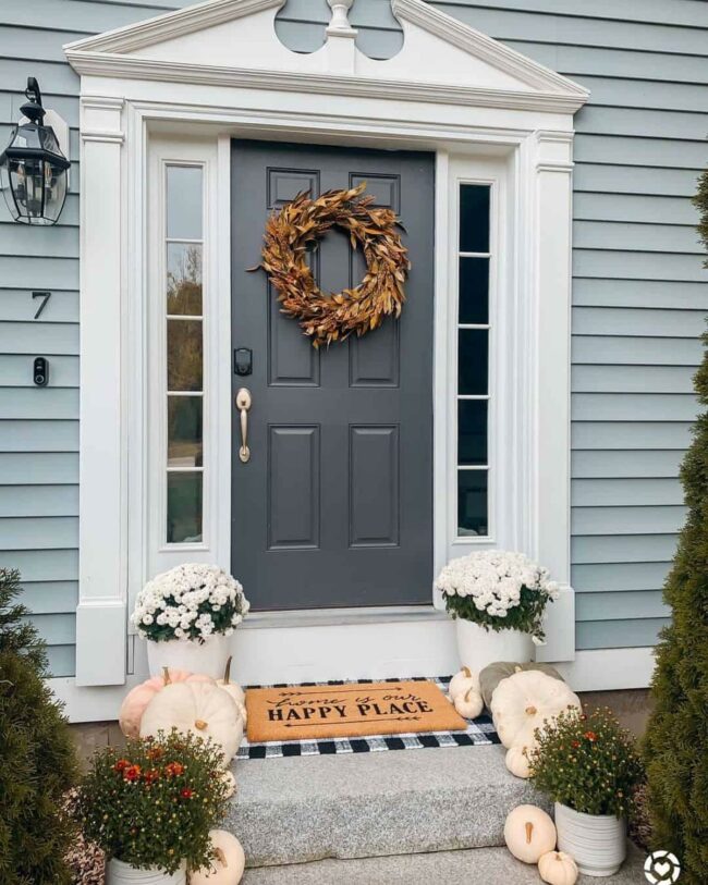 Brass Lock Autumn Entrance Charm