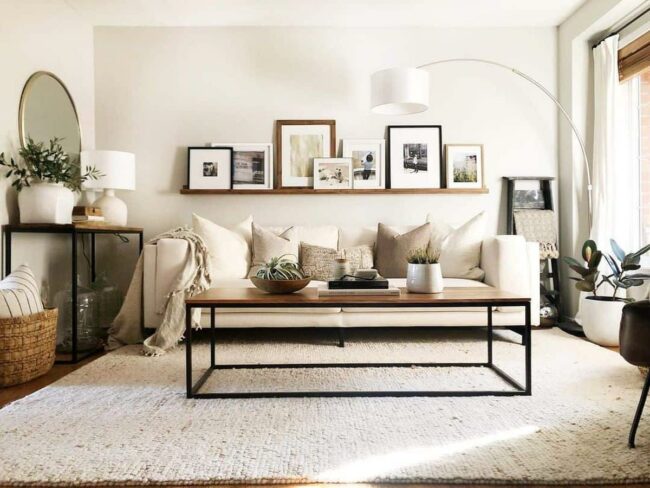 Soft White Comfort Sanctuary Retreat