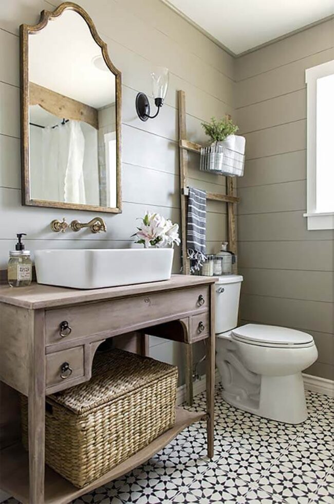 Weathered Wood Sanctuary Bathroom
