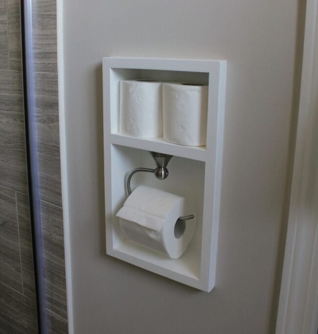 Hidden Bathroom Storage Genius