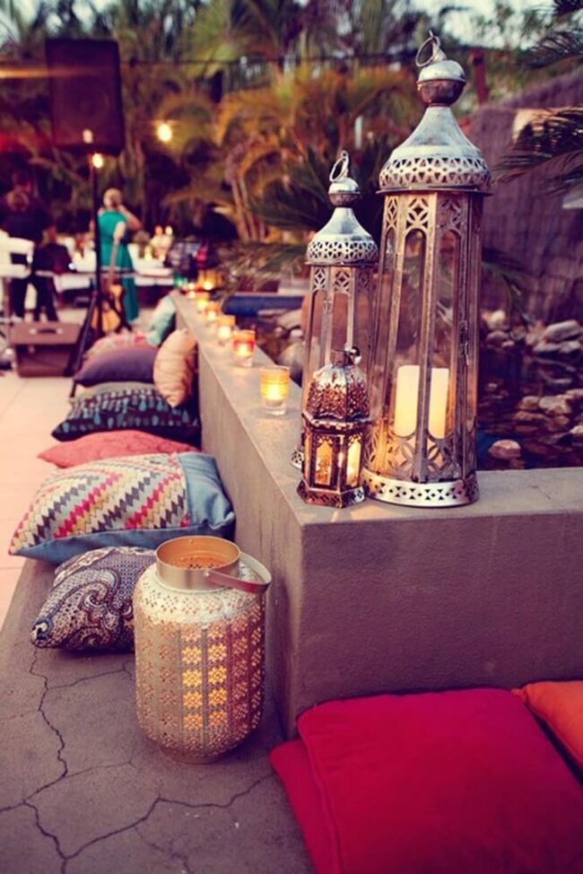 Silvery Moroccan Lantern Magic