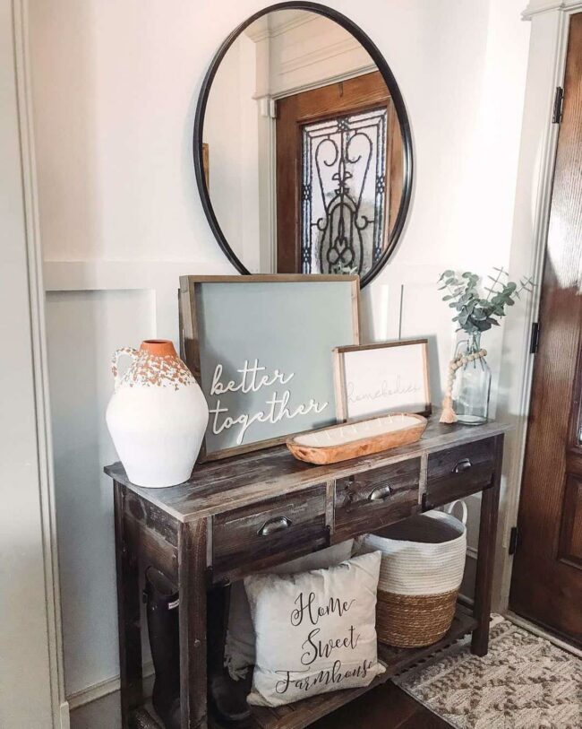 Dark Wood Sanctuary Meets Simplicity