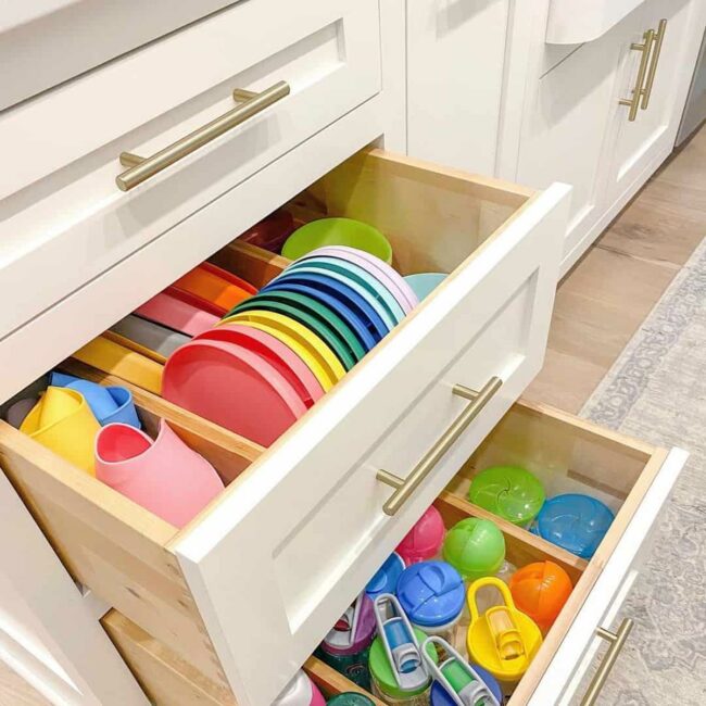Golden Cream Drawer Sanctuary for Kids