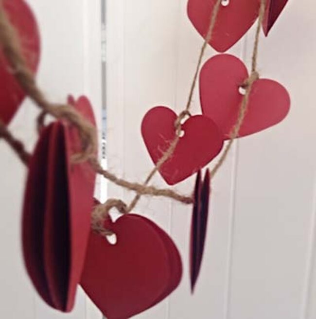 Crimson Hearts Cascade Love Strings