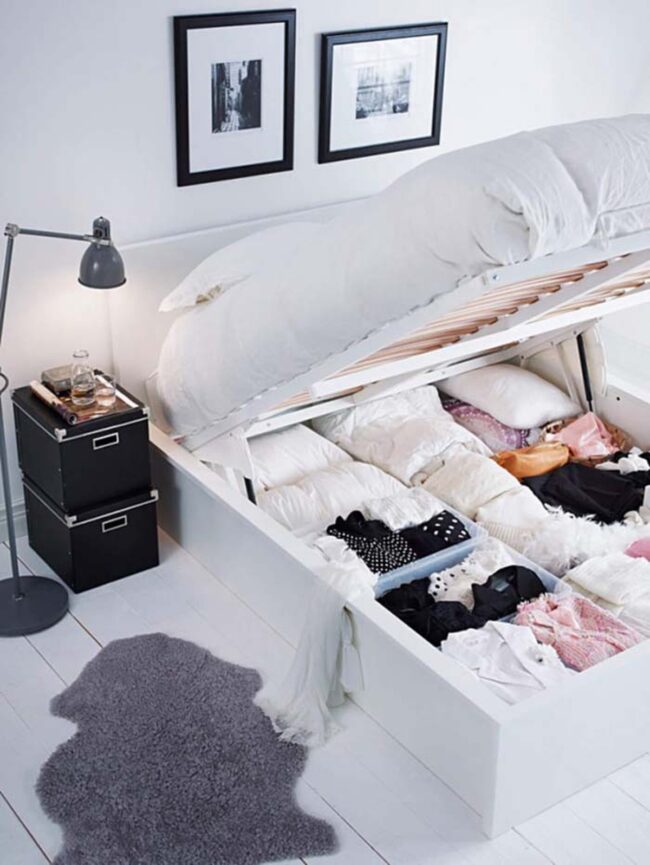 Sleek Hidden Bedroom Storage Solutions