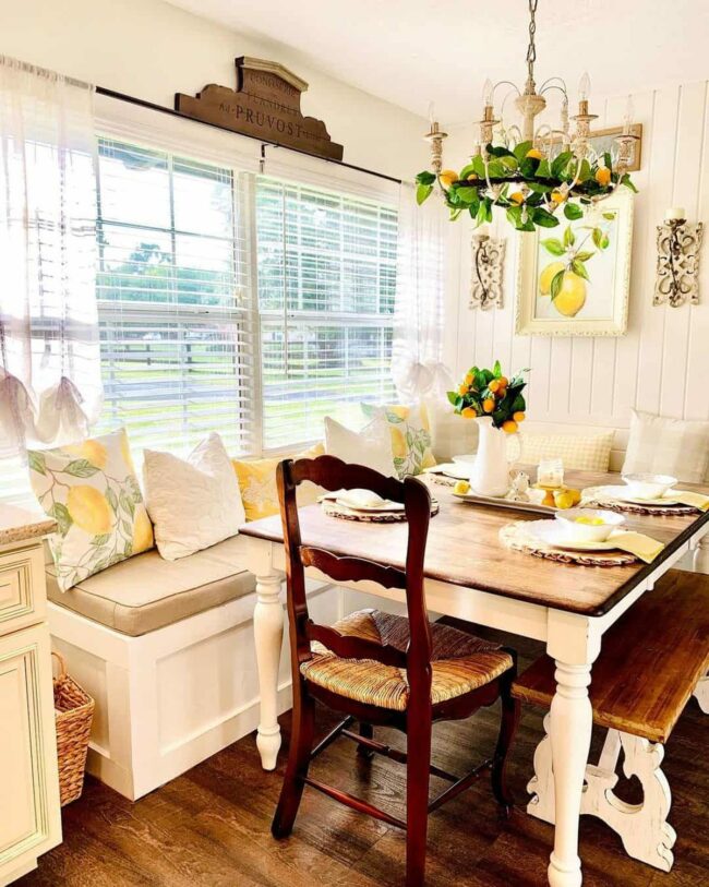 Lemon Zest Meets Warm Wood Comfort