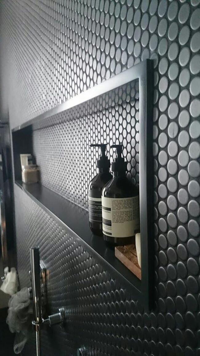 Polka Dot Shower Sanctuary Shelves