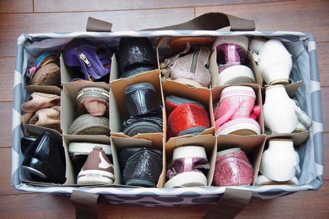 Oversized Woven Shoe Storage Sanctuary