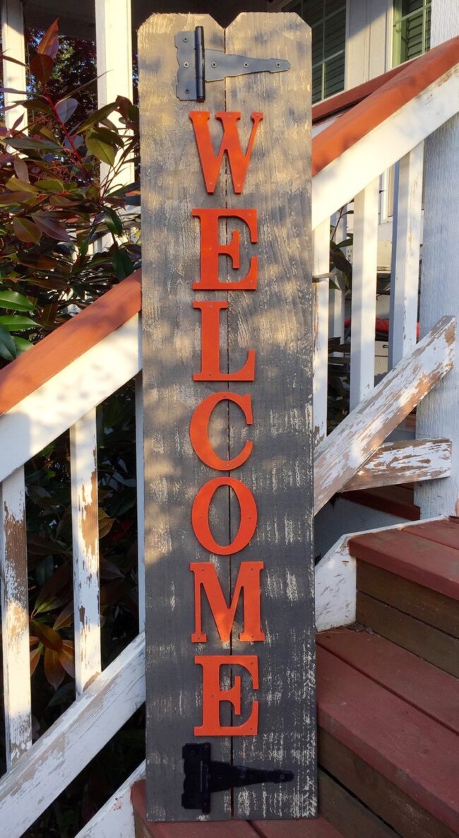Rustic Autumn Leaf Burlap Bunting