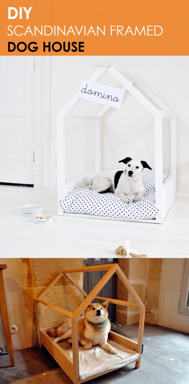 Rustic Wooden Dog House Frame