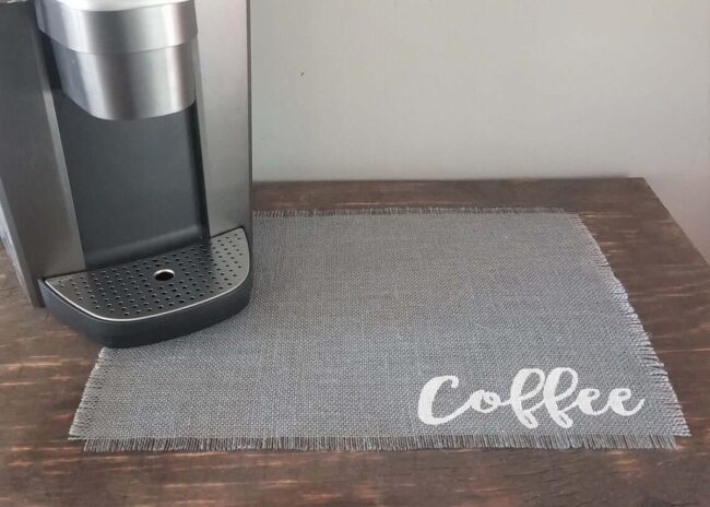 Minimalist Coffee Mat Simplicity