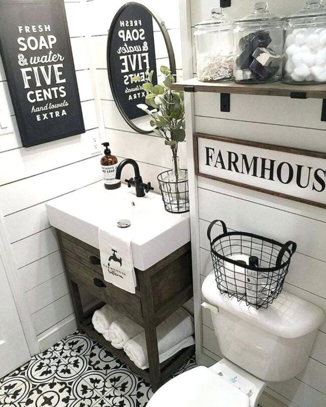 Black-White Geometric Tile Symphony