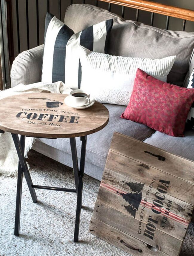 Wooden Crate Coffee Corner Magic