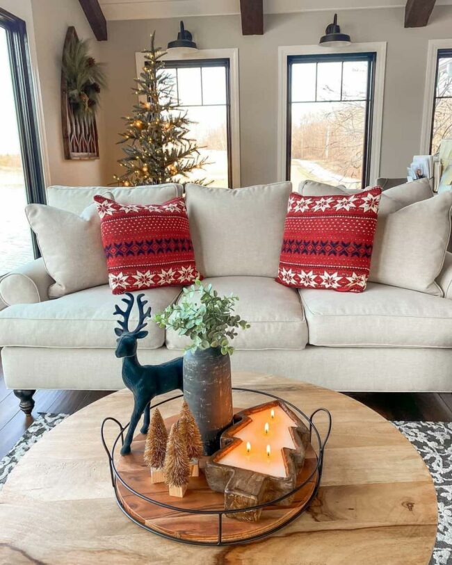 Christmas Crimson Comfort Corner