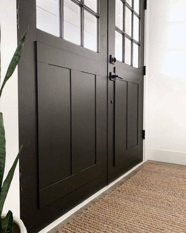 Black Doors Bold Metal Hardware Accent