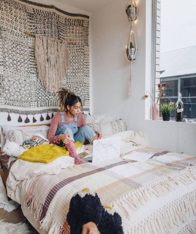 Bohemian Sunset Fabric Wall Explosion