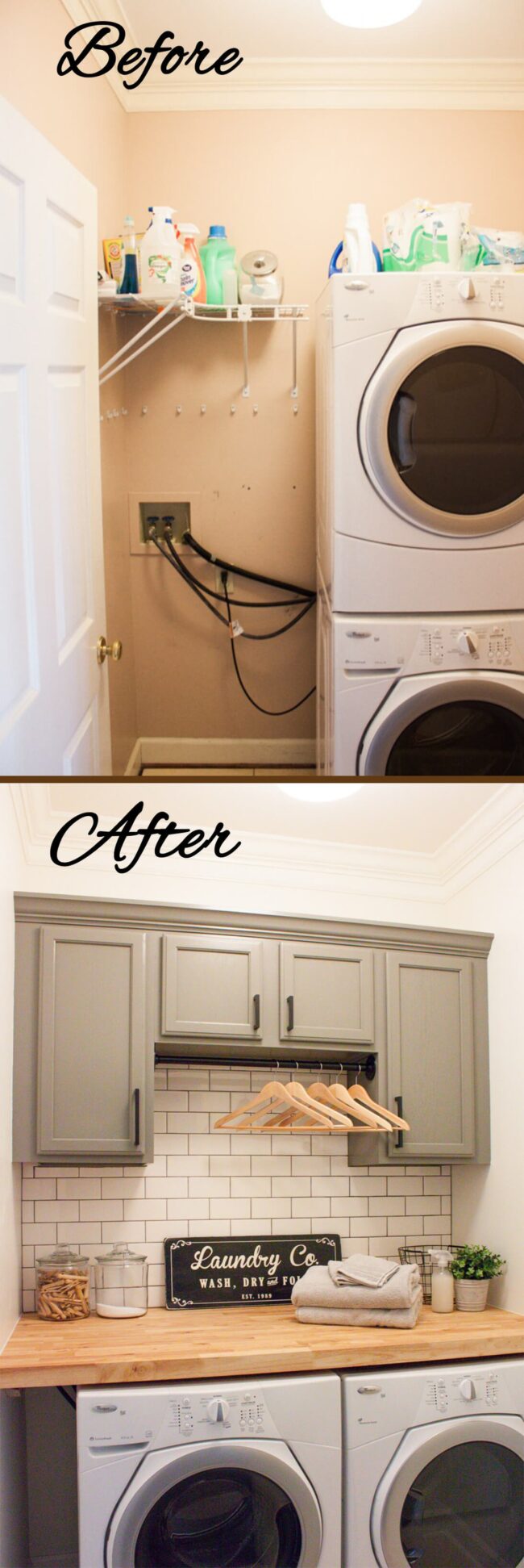 Spacious Laundry Room Refresh