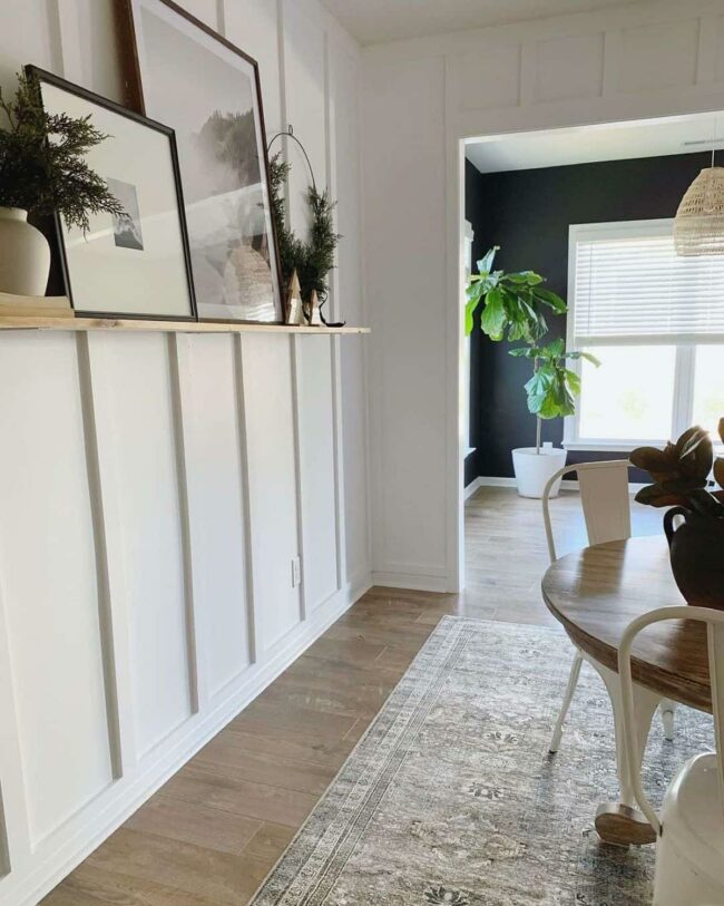 White Panels Frame Memories Beautifully