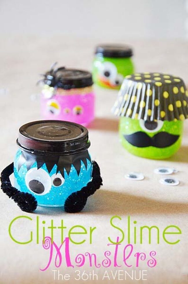 Spooky Glittery Slime Monster Magic