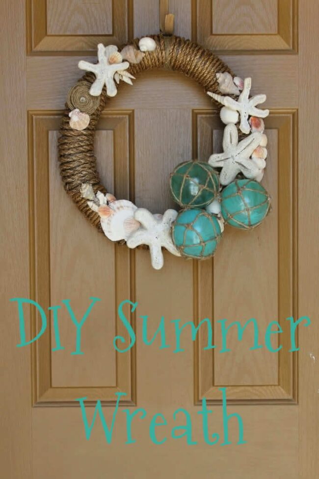 Nautical Shells Rope Wreath
