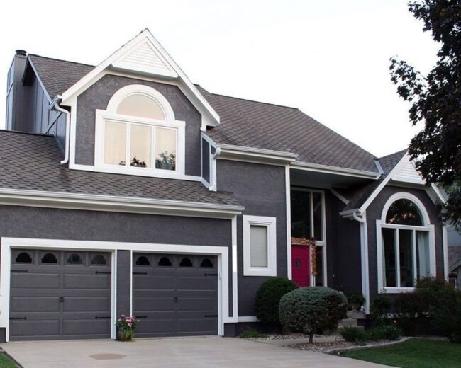 Fuchsia Spark Against Concrete Gray