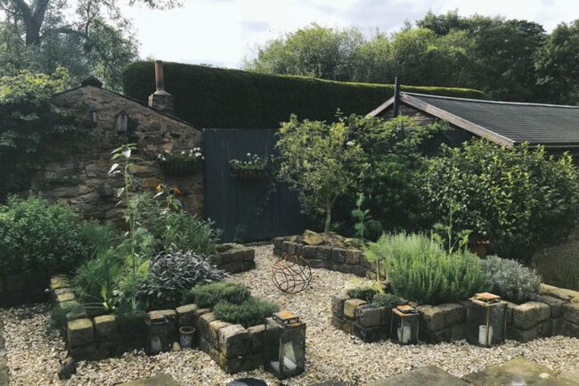 Weathered Stones Sculpt Cottage Sanctuary