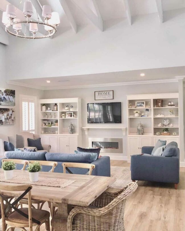 Navy Silver Living Sanctuary Depth