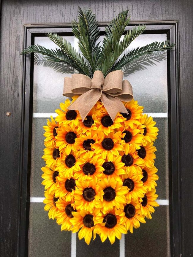 Burlap Blooms Summer Door Charm