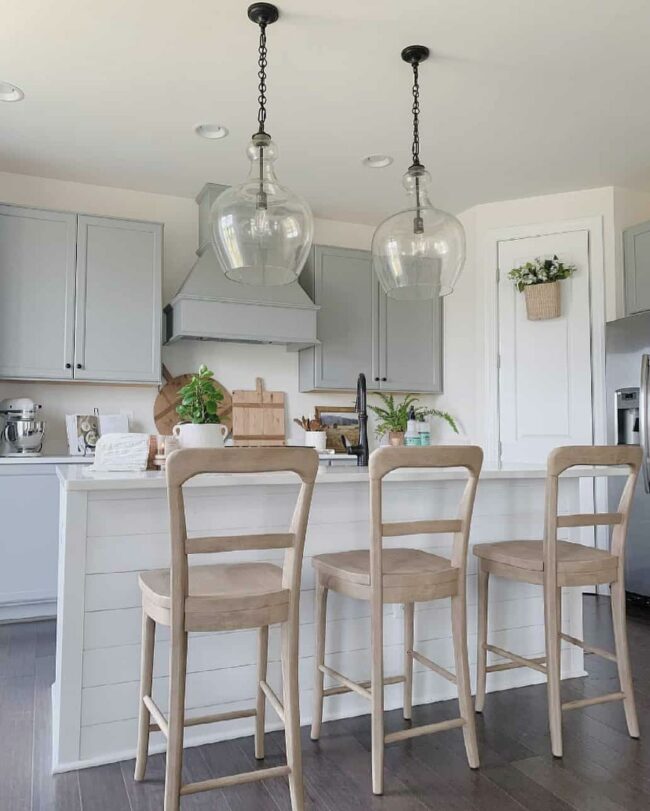 Soft Gray Wooden Kitchen Sanctuary