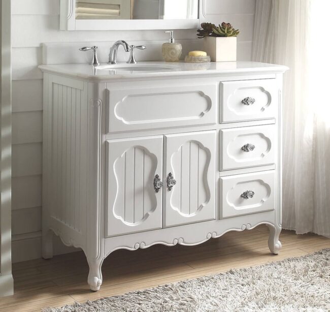 White Cottage Vanity Sanctuary