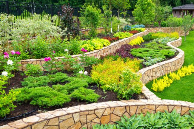 Terraced Gardens: Lush Green Sanctuary